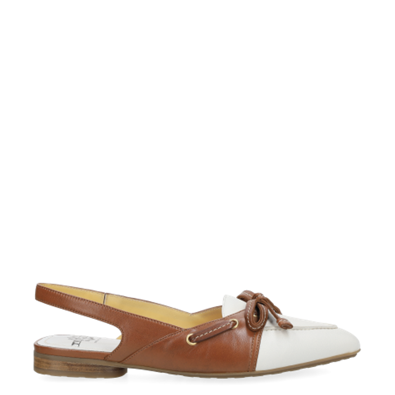 Truman's 4334 158 NAPPA BURRO Peeptoes & Slingpumps in braun