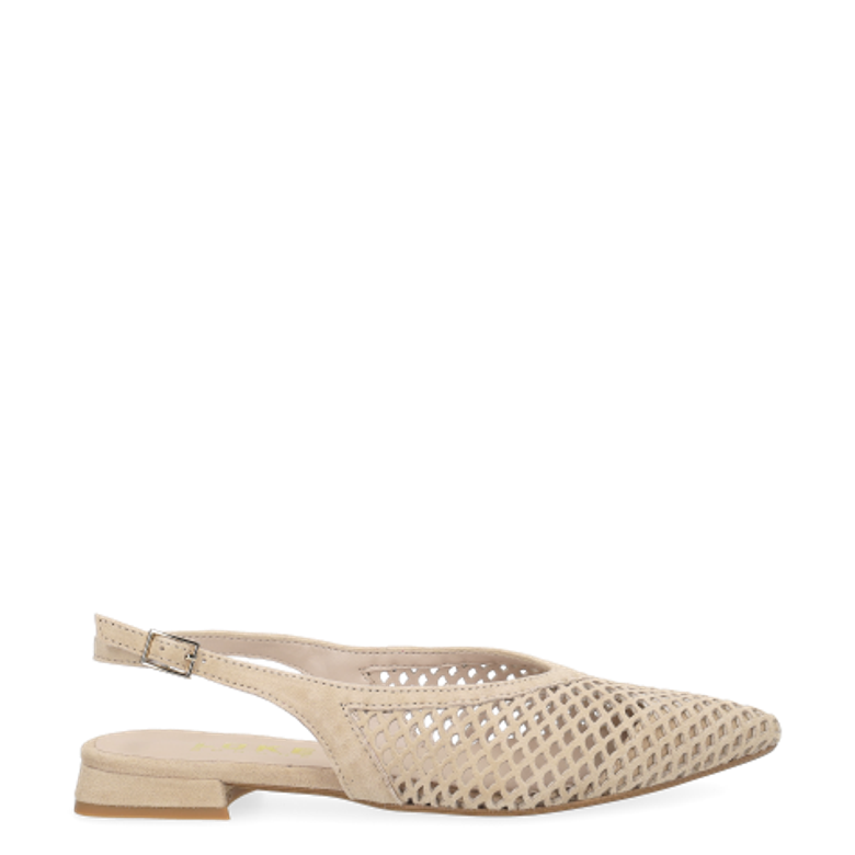 Lüke Schuhe GENNY CAMEL Peeptoes & Slingpumps in beige