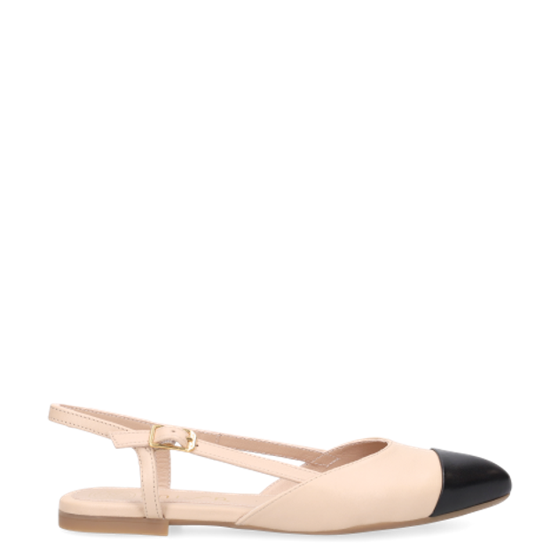 Unisa ASLEY_NTO SKIN/BLK Peeptoes & Slingpumps in beige