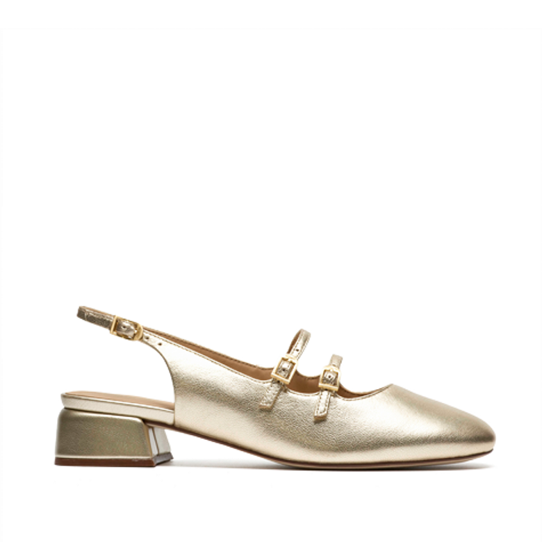 Clarks Daiss30 Dazz 26185876 4 Peeptoes & Slingpumps in gold