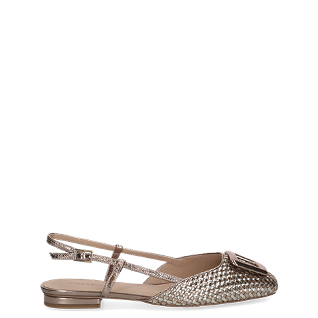 Peter Kaiser 79481 780 Peeptoes & Slingpumps in gold