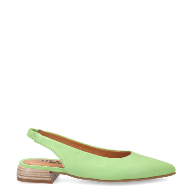 MJUS T98101 6489 MINT Peeptoes & Slingpumps in grün