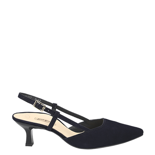 Paul Green 7992-033 Peeptoes & Slingpumps in blau