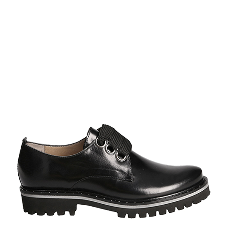 Perlato 10843 Schnürschuhe in schwarz