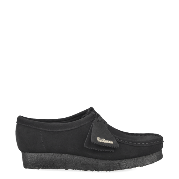 Clarks Wallabee 26188326 4 Schnürschuhe in schwarz