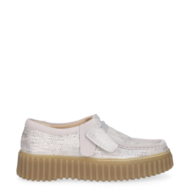 Clarks Torhill Bee 26181192 4 Schnürschuhe in silber