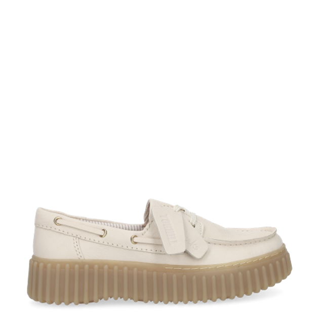 Clarks Torhill Boat 26186302 4 Schnürschuhe in beige
