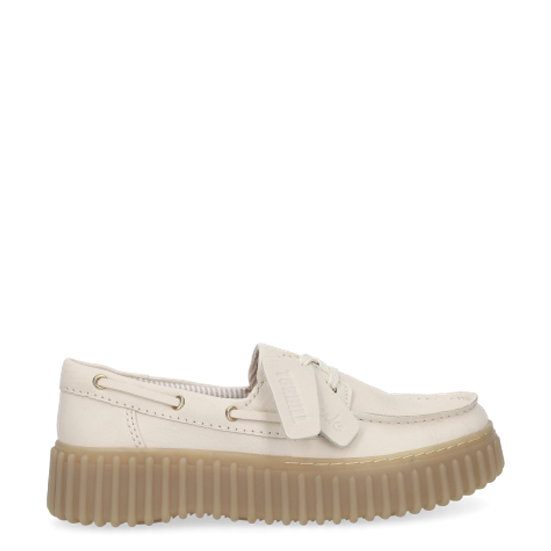 Clarks Torhill Boat 26186302 4 Schnürschuhe in beige