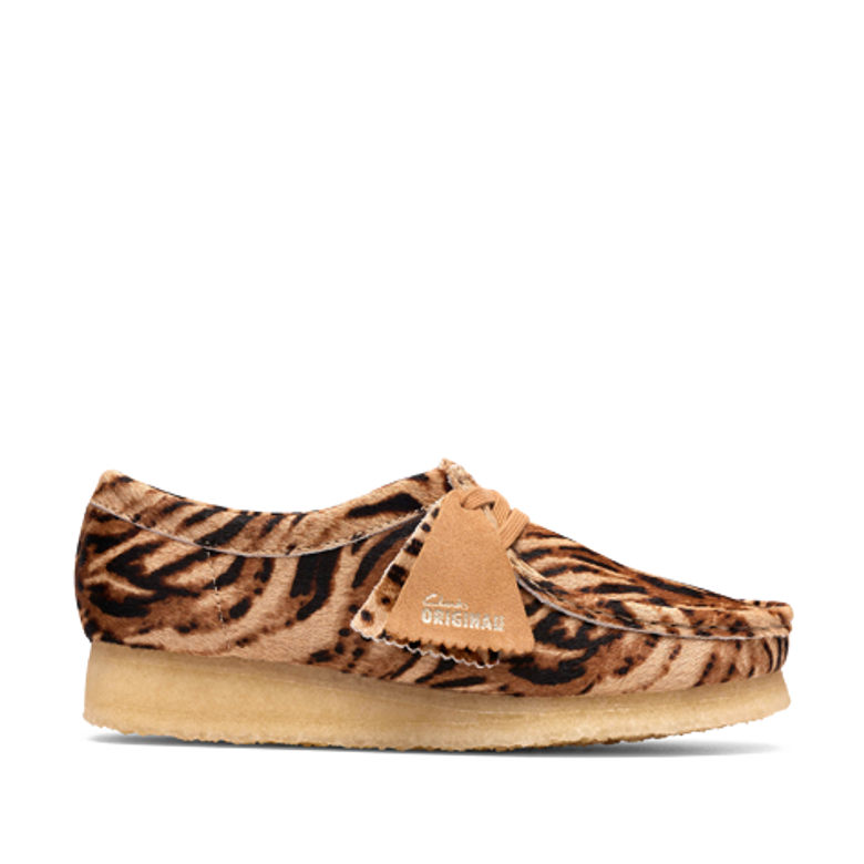 Clarks Wallabee 26185595 4 Schnürschuhe in beige