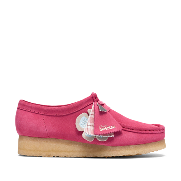 Clarks Wallabee 26186511 4 Schnürschuhe in rose