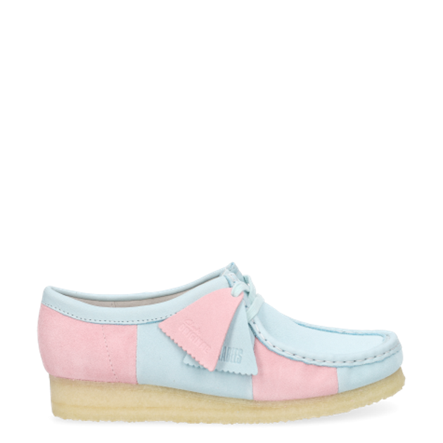 Clarks Wallabee 26185585 4 Schnürschuhe in blau