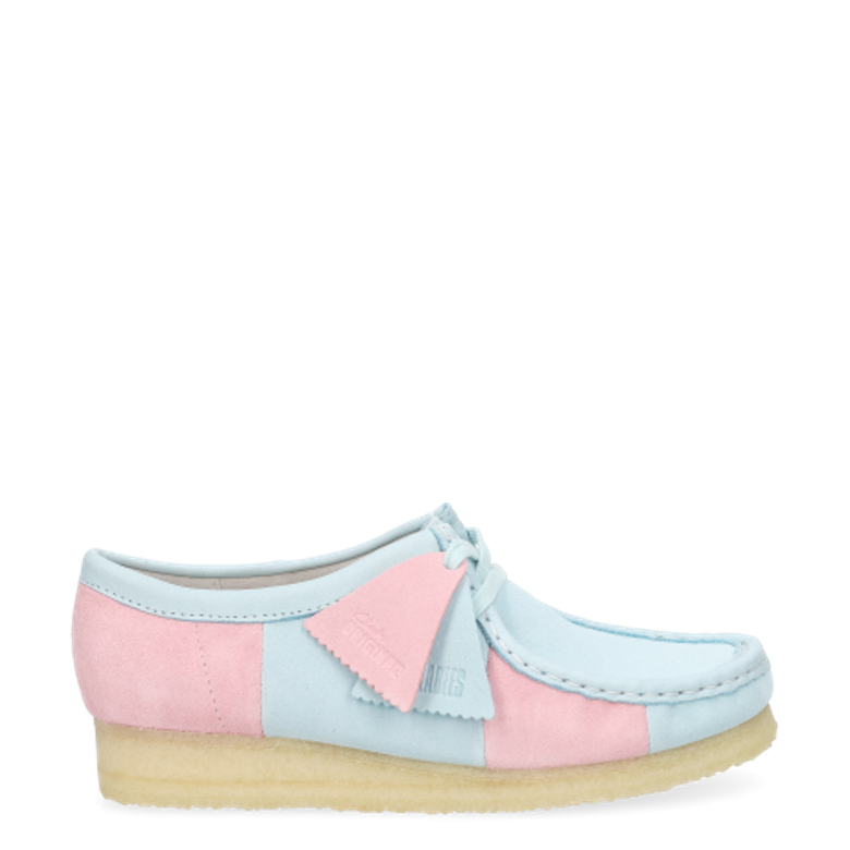 Clarks Wallabee 26185585 4 Schnürschuhe in blau