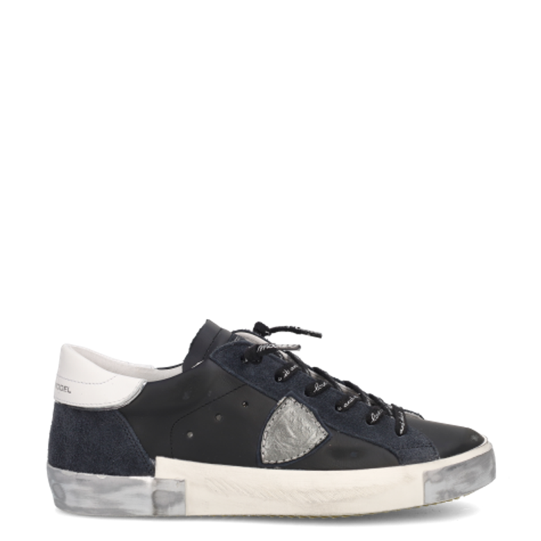 Philippe Model PRSX LOW Sneaker in schwarz