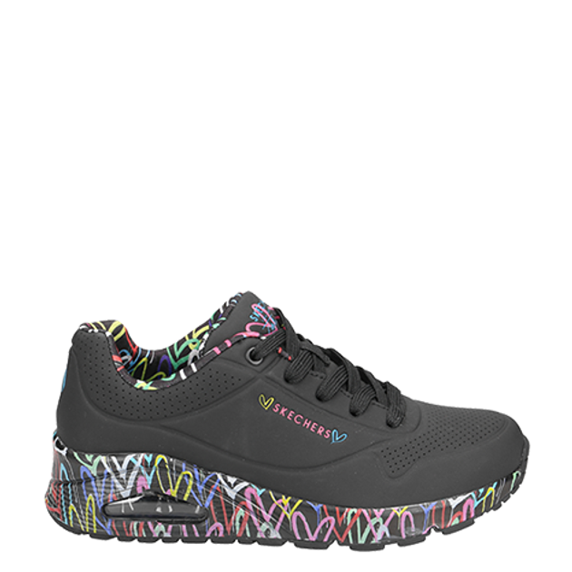 Skechers UNO LOVING LOVE Sneaker in schwarz