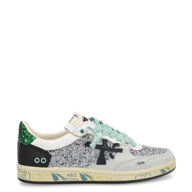 Premiata BSKTCLAYD 8165 Sneaker in silber