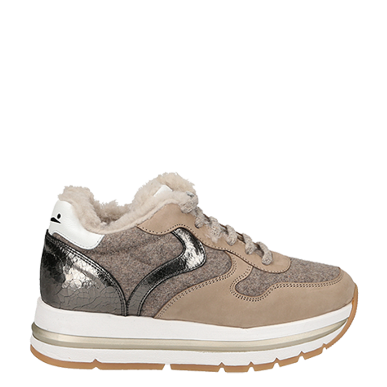 Voile Blanche 1E10 MARAN FUR 001-2015235-02 Sneaker in beige