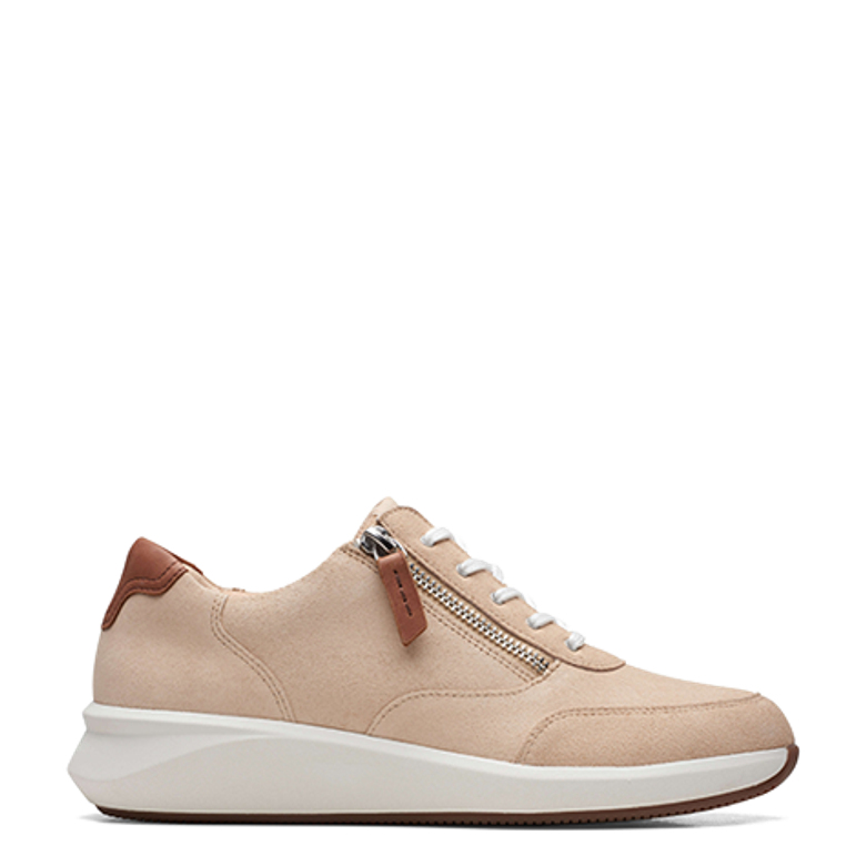 Clarks Un Rio Zip Light 26170212 4 Sneaker in beige