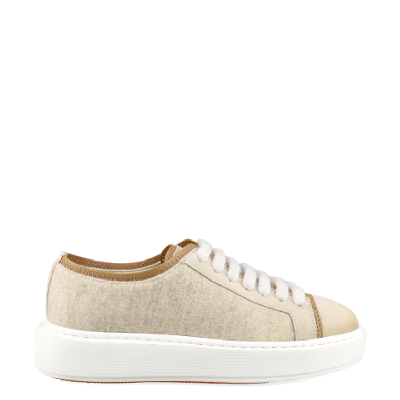 Santoni CLEAN WINT Sneaker in beige