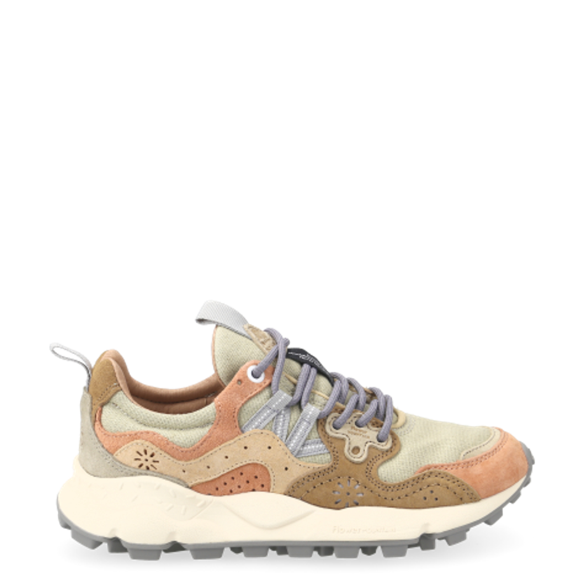 Flower Mountain 001.2016780.01.1B85 YAMANO 3 Sneaker In Grau Kombiniert 001 2016780 01 1b85 Yamano 3 2332960048