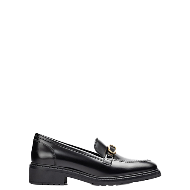 Unisa ESTIVA_SIV BLACK Slipper & Mokassin in schwarz