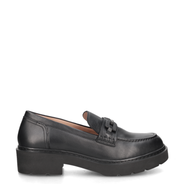 Unisa JOSA_STT BLACK Slipper & Mokassin in schwarz