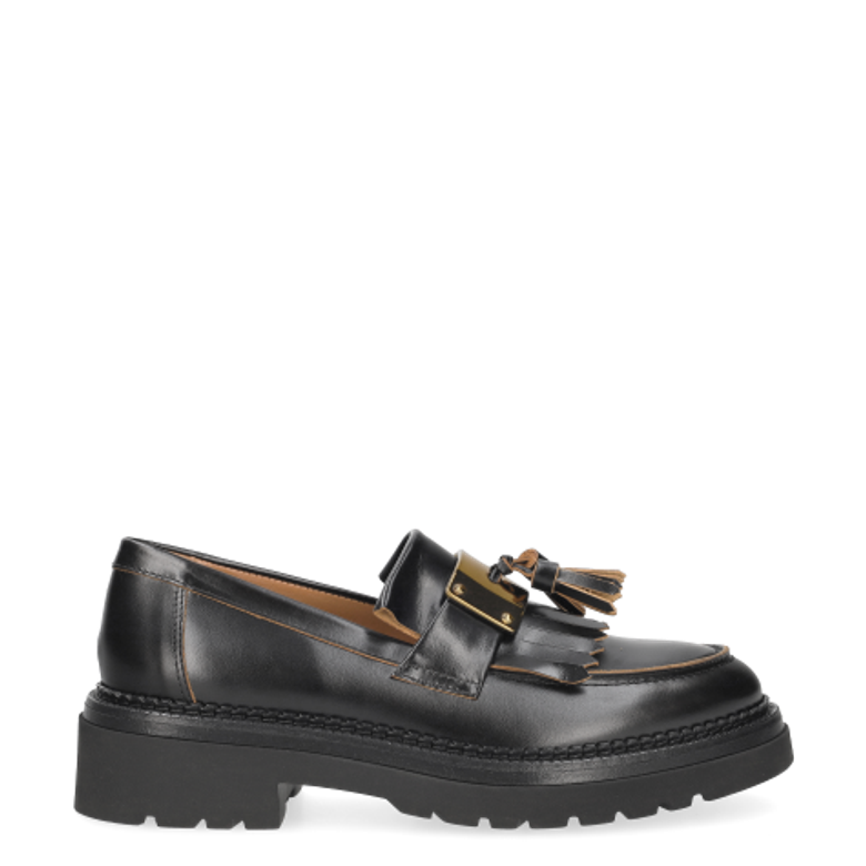 Homers 21903 SIENA-M Slipper & Mokassin in schwarz