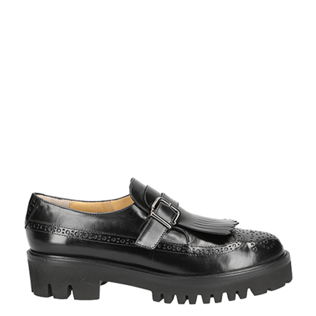 Truman's 8614 230 NERO Slipper & Mokassin in schwarz