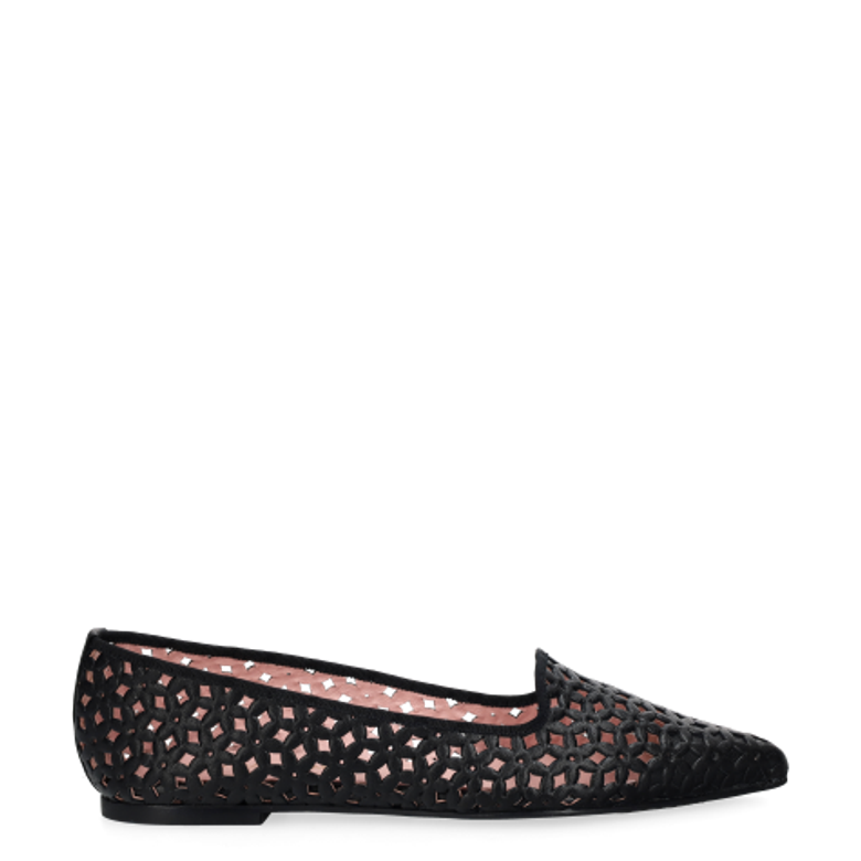 Pretty Ballerinas 53.011 COTON NEGRO Slipper & Mokassin in schwarz