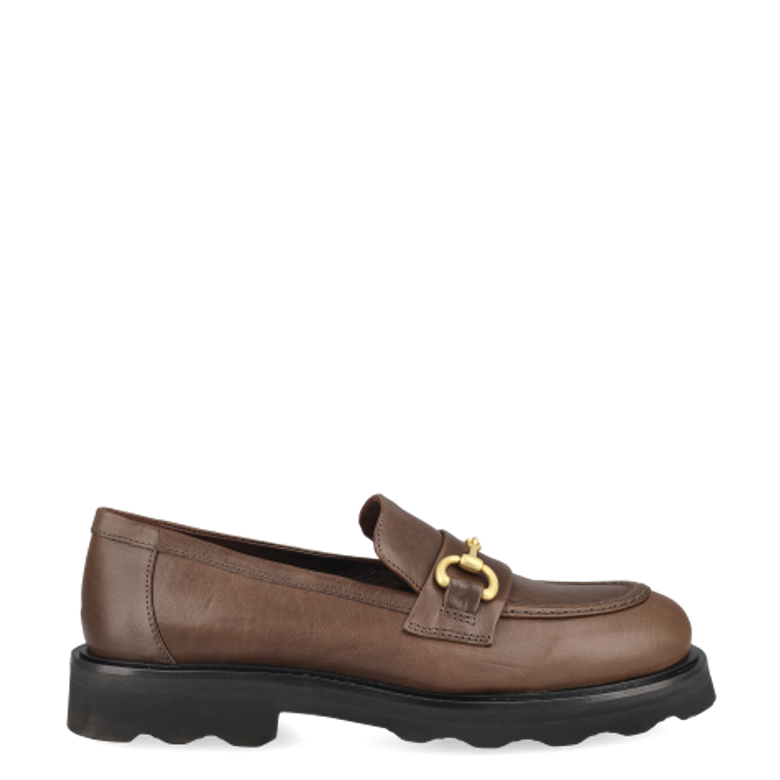 Pomme D’Or 2286 NICKY Slipper & Mokassin in braun
