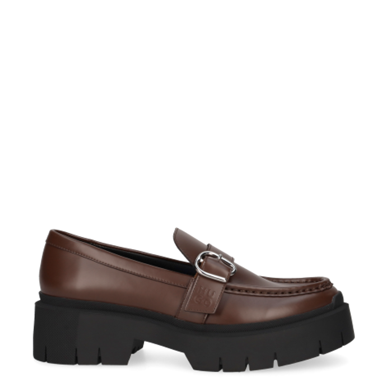 HUGO Kris_NewLoafer Slipper & Mokassin in braun