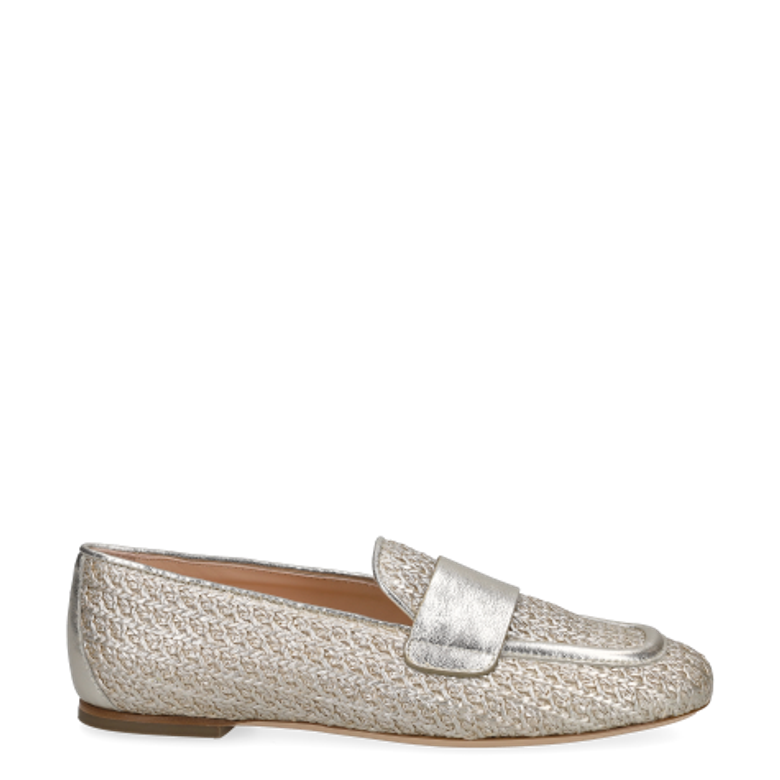 Attilio Giusti Leombruni SAHRYL RAFFIA Slipper & Mokassin in beige