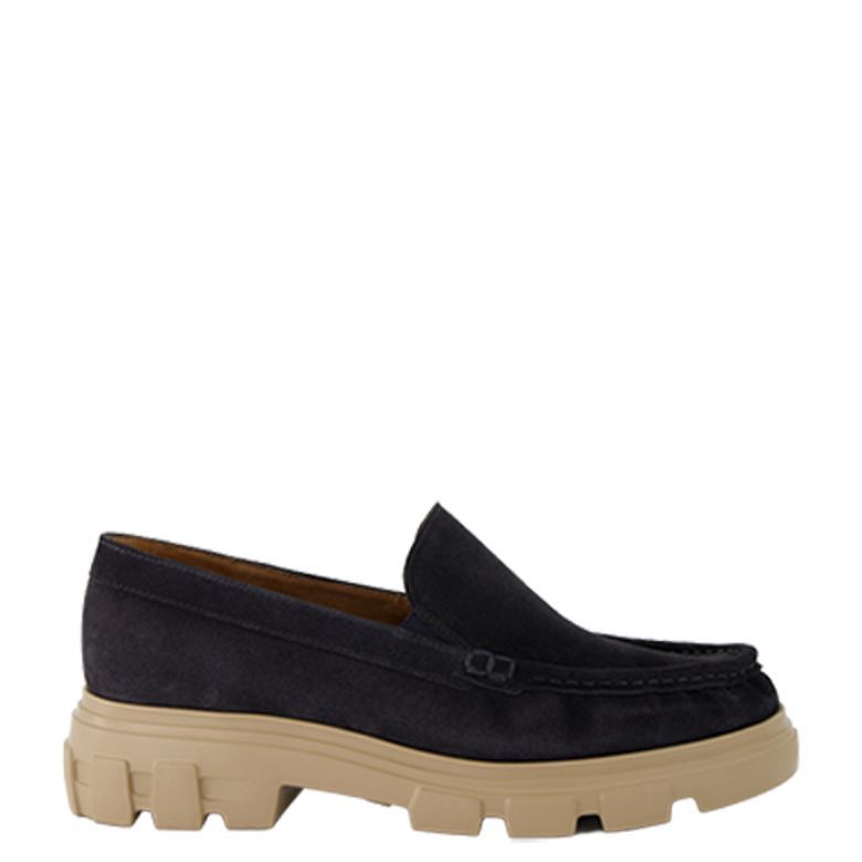 Paul Green 1258-003 Slipper & Mokassin in blau