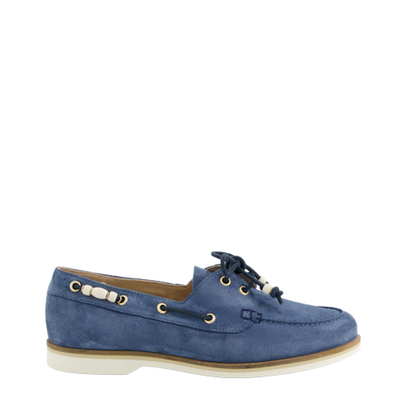 Paul Green 1214-039 Slipper & Mokassin in blau