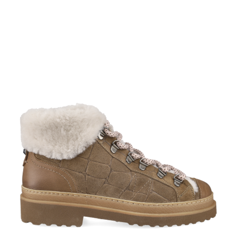 Donna Carolina KILLIA FLUFF CROCCO NOCE 58.732.186P-001 Warmfutter in braun
