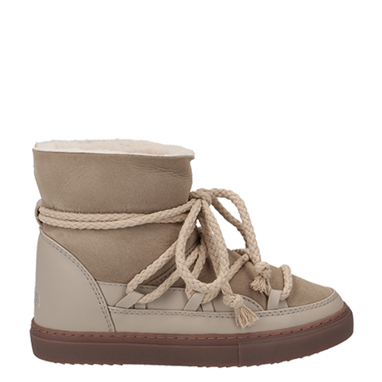 INUIKII CLASSIC SNEAKER BEIGE Warmfutter in beige