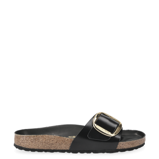 Birkenstock MADRID BIG BUCKLE Sandaletten in schwarz