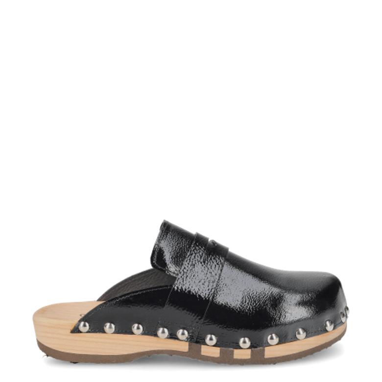 Homers 21404 WOOD Sandaletten in schwarz