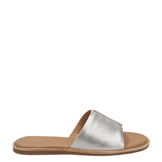 Clarks Karsea Mule 26170054 4 Sandaletten in silber