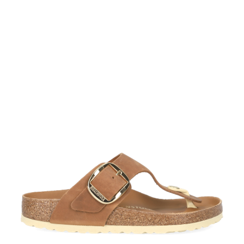 Birkenstock 1029430 GIZEH BIG BUCKLE NATURALLEATHER Sandaletten in grau