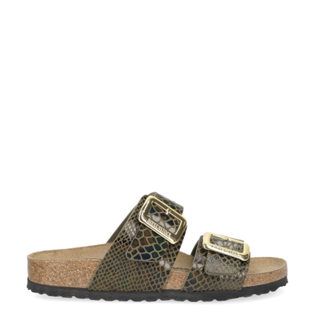 Birkenstock 1030888 SYDNEY CUSHION BUCKLE Sandaletten in braun