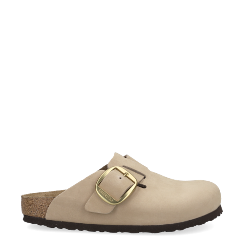 Birkenstock 1028052 BOSTON BIG BUCKLE NUBUK
LEATHER Sandaletten in braun