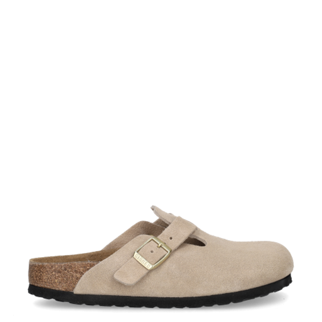Birkenstock 1030883 BOSTON BS SUEDE LEATHER Sandaletten in beige