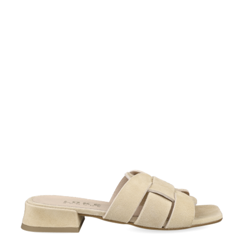 Lüke Schuhe KARIN CAMEL Sandaletten in beige