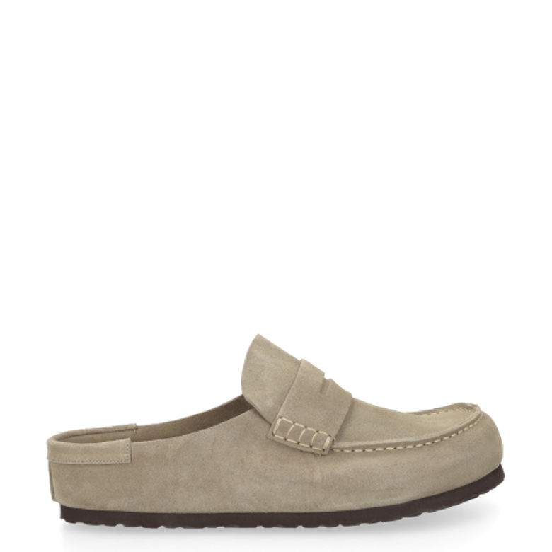 Birkenstock 1029675 NAPLES WRAPPED SUEDE Sandaletten in beige