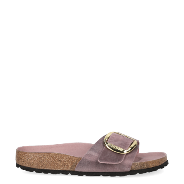 Birkenstock 1029300 MADRID BIG BUCKLE
NATURAL LEATHER OILED Sandaletten in lila