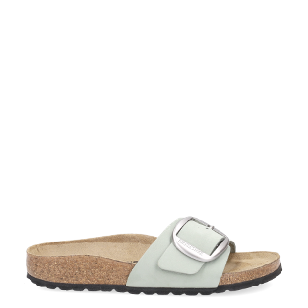 Birkenstock 1029293 MADRID BIG BUCKLE NUBUK LEATHER Sandaletten in grün