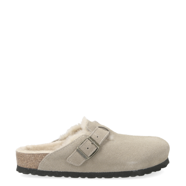 Birkenstock 1028289 BOSTON SHEARLING Hausschuhe in weiß