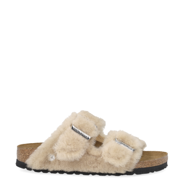 Birkenstock 1030275 ARIZONA SHEARLING RIVET Hausschuhe in beige