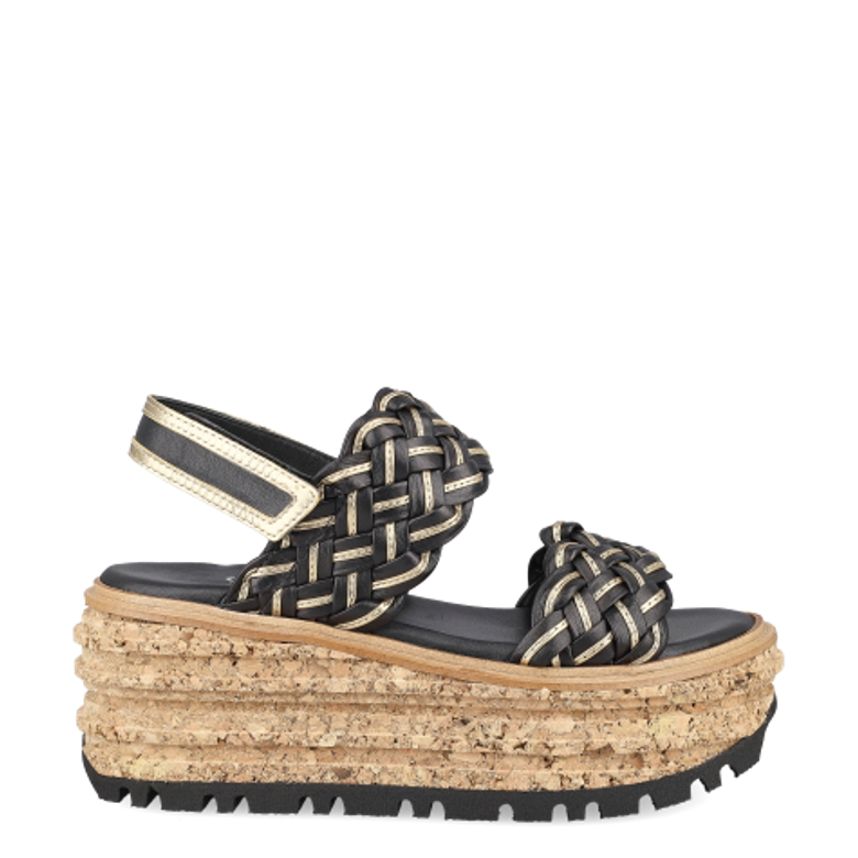 Homers 22058 LINES Sandaletten in schwarz