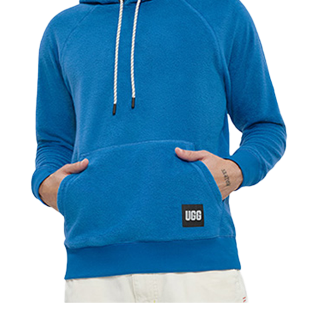 UGG 1133414 MRBL TERRANCE HOODIE FL Homewear in blau